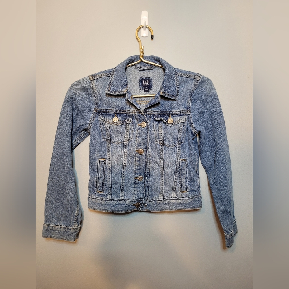 GAP Girls Blue Jean Jacket Classic Denim Style